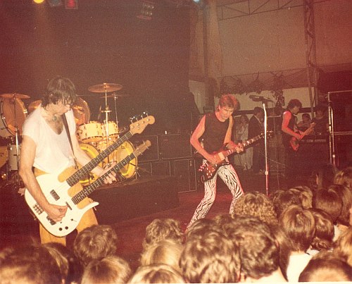 Golden Earring show photo July 12 1982 in Mechelen (Limburg) Photo Peter van Hommerig